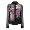 Karl Lagerfeld Womens/Ladies Floral Mesh Shirt