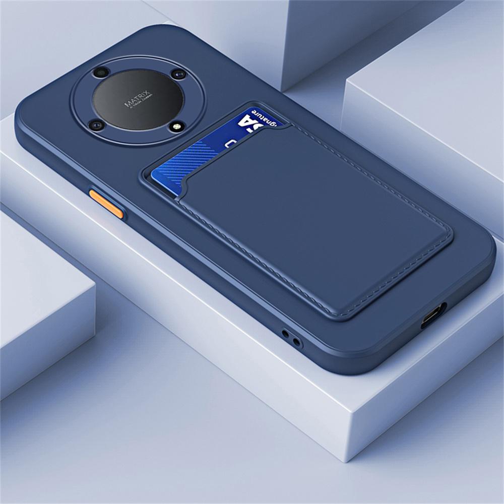 

For Honor X9D 5G Wallet Card Slot Silicone Cover for Honer X9d X9 D X70 Candy Color Soft Tpu Matte Bumper Phone Case Shell For Honor X9D