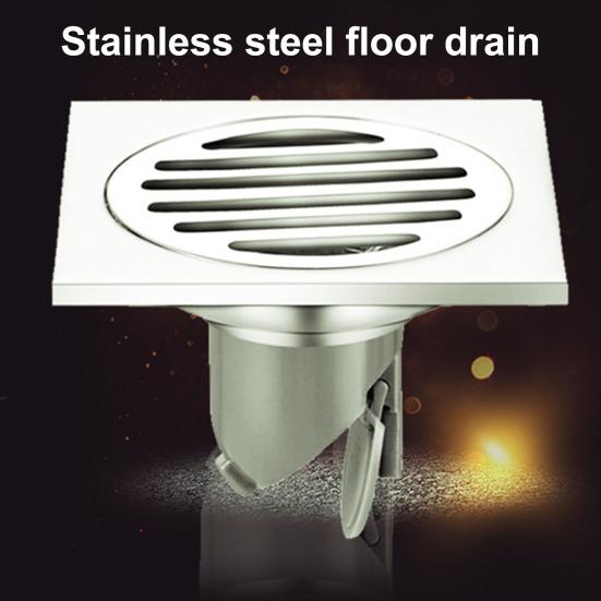 Floor Drain Double Filter Design Anti-odor Anti-blocking Drainage Insert Drain Plug Hair Catcher Floor Drainer Home Supply