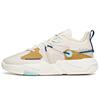 New Life Collection Rejecting Mediocrity Slip Resistant Cushioning Low Top Skateboard Shoes White Brown 112138084-4