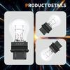 3157 Bulbs 10 Pack,12V P27/7W 3047 3057 3457 3757 4057 4157 Miniature Bulb,Brake Light Turn Signal Side Marker Tail Light Bulb Replacement