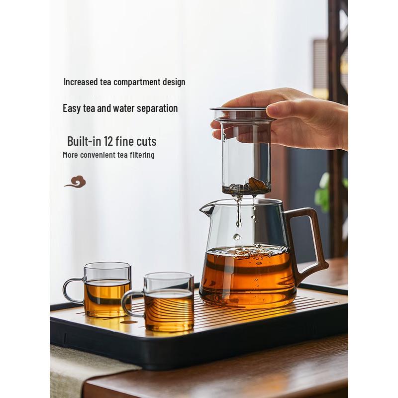 YIHUTEA Glass Kung Fu Tea Set