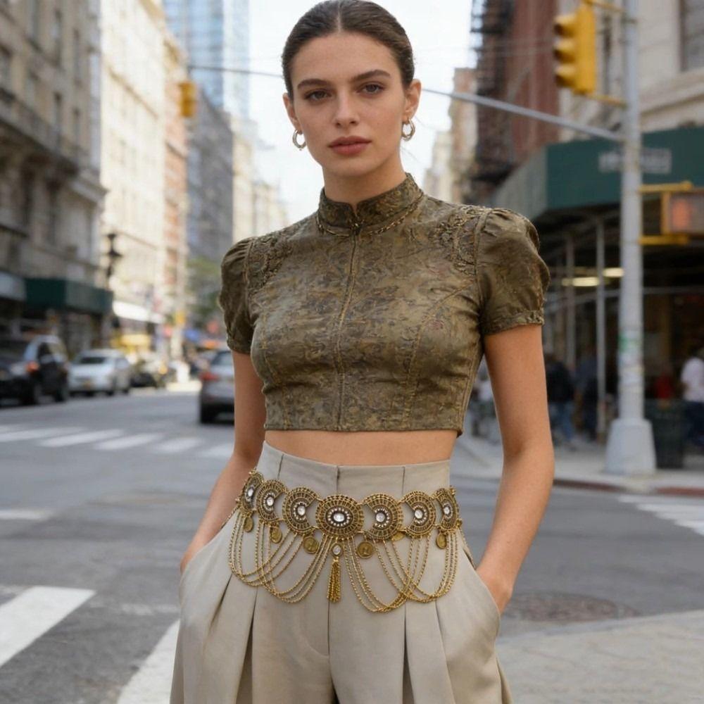 Tassel Belly Chain Vintage Waist Chain Belt Dance Belt Dance