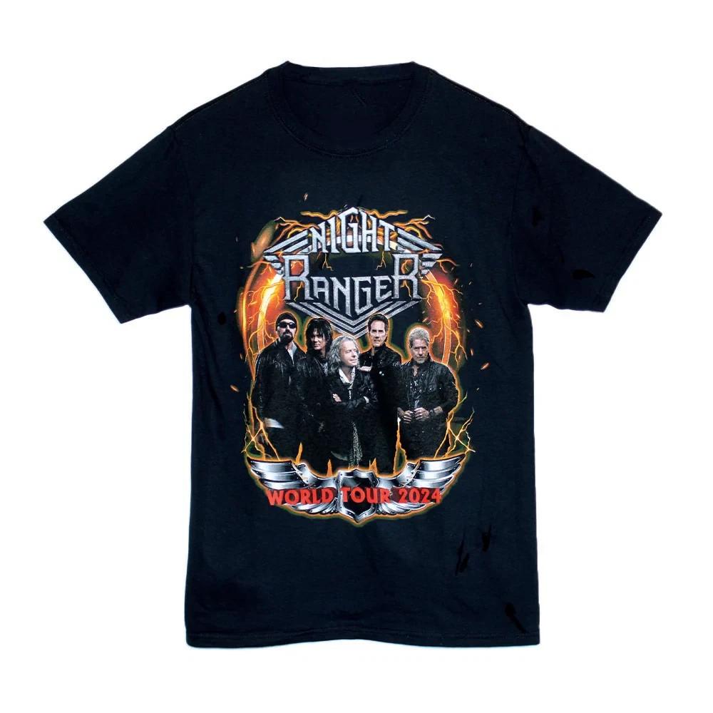 2024 World Tour Tee Band Night Ranger T Shirt Cotton S-5XL SG179 M