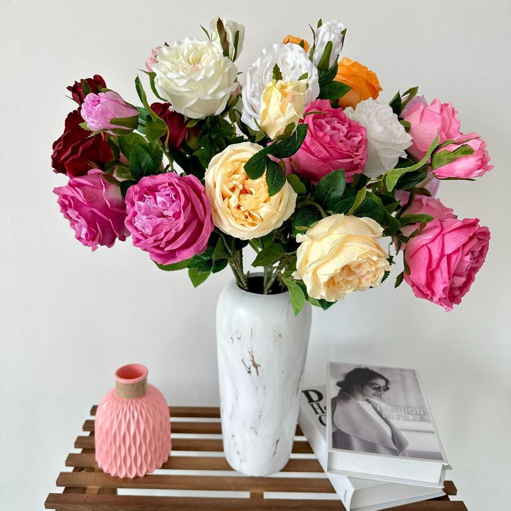 Flower Artificial Rose Wedding Hotel Restaurant Room Decoration Ornament Desktop