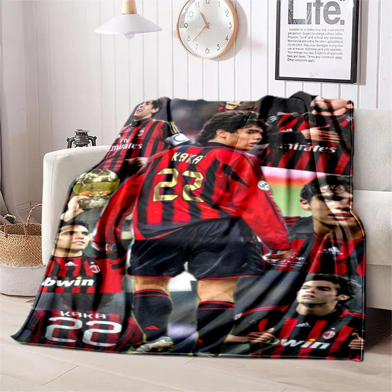 Former Associazione Calcio Milan Ricardo Izecson dos Santos Leite blanket Soft four season home bed office travel outdoor warm blanket L2