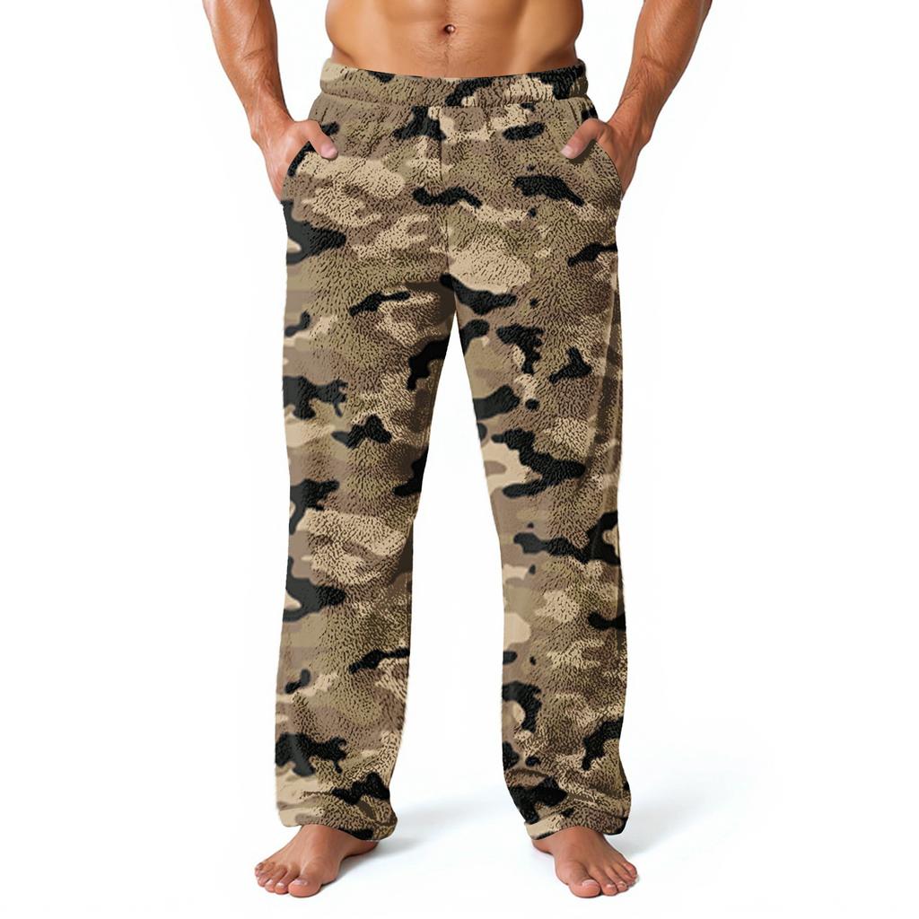 Pantalones de Casa Estampados por Todas Partes para Hombre Pantalones de Pijama para Dormir Pantalones Largos Pantalones de Pijama