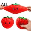 Portable Stress Reliever Cartoon Strawberry Relief Toy, Giant Squeeze Fake Anxiety Toy Fruit Sensory Fidget for Home Office School Shaped Ball