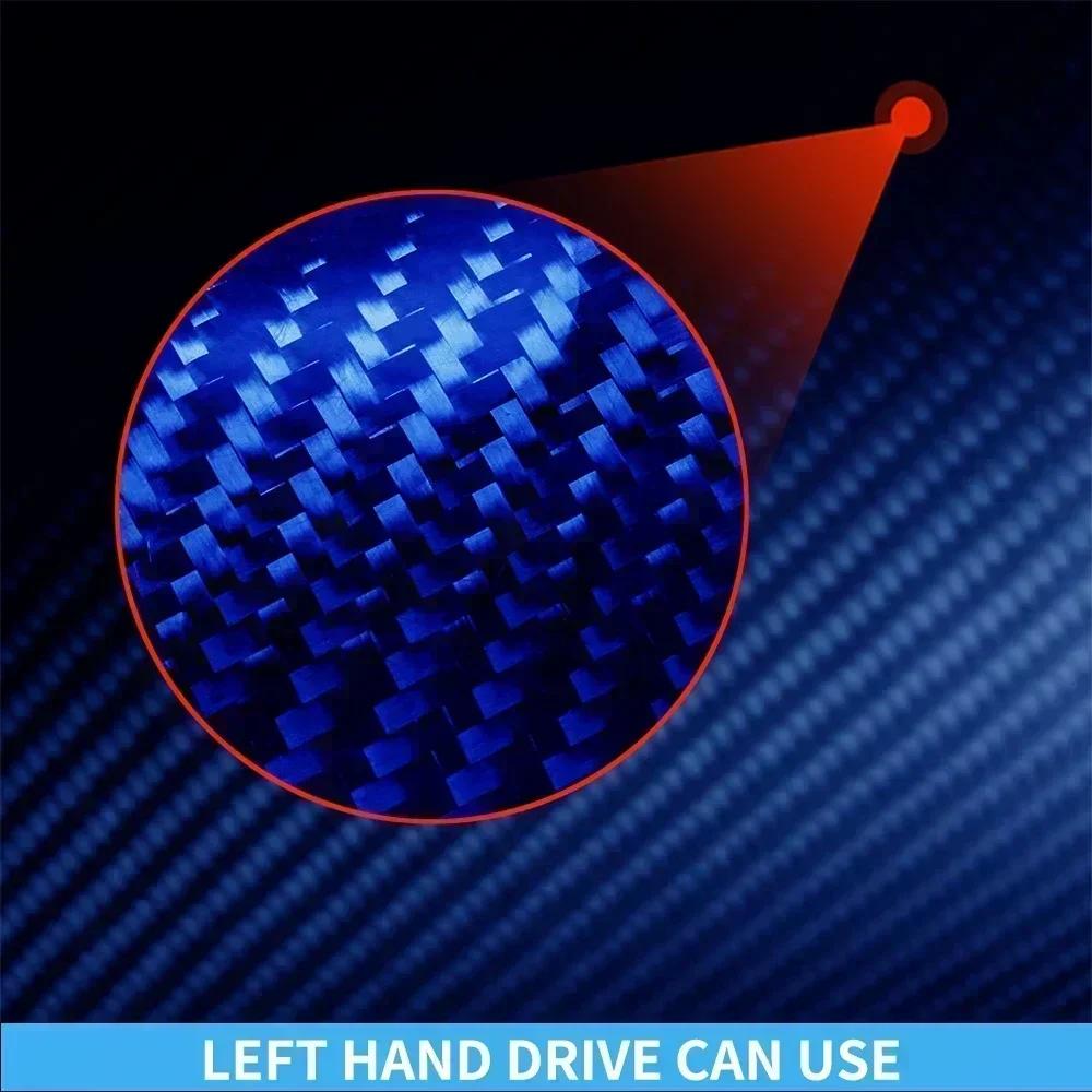 For Chrysler 300 300C 2011- Carbon Fiber Door Lock Decorative Ring Decorative Car Accessories Interior Cover Sticker Trim