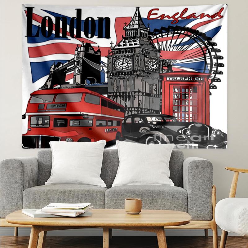 1PC Portugal: Landscapes Culture And Cuisine Tapestry, Unique Design Tapestry, Suitable for Bedroom,Livingroom, Playroom,Heartwarming Holiday Gifts