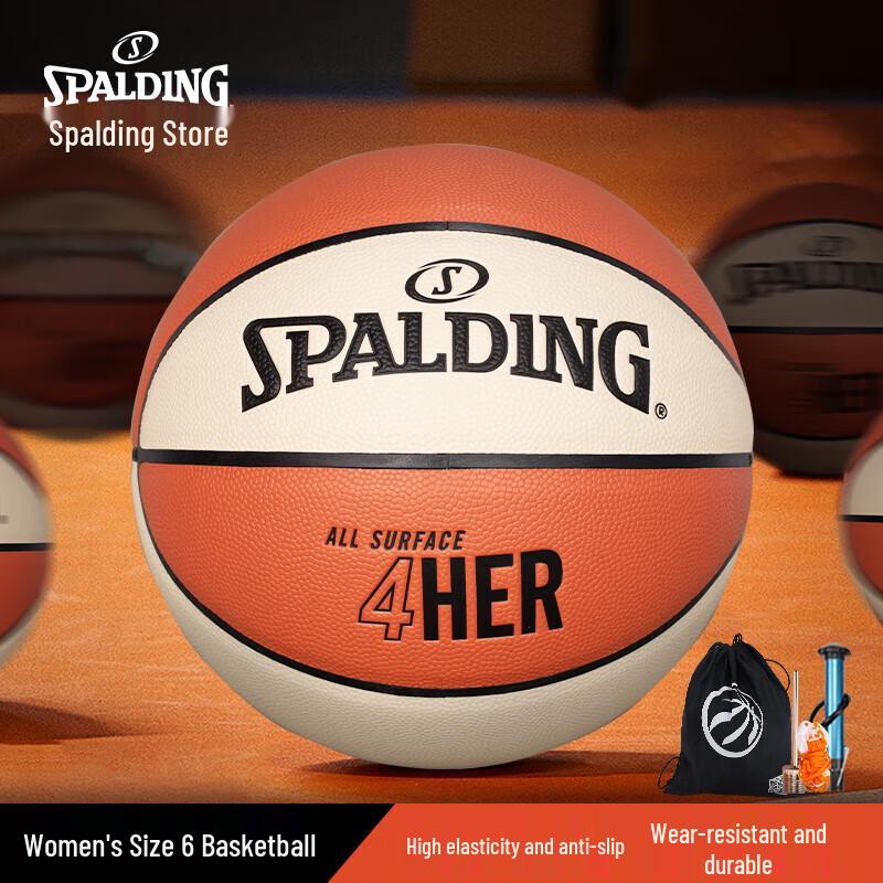 Spalding Women s Size 6 Indoor/Outdoor Basketball
