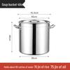 Jundingying Commercial Stainless Steel 40cm Multifunctional Braising & Soup Pot
