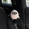 Cute Sheep and Bad Wolf Car Seatbelt Shoulder Pad Car Decoration Anti-Neck Strangling Anti-Dress Damage for Women Black Handsome Guy