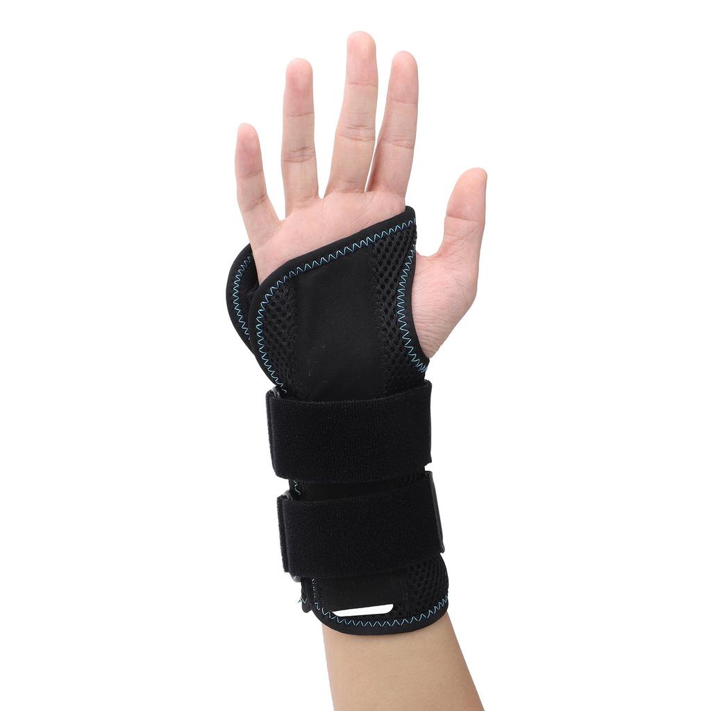Carpal Tunnel Wrist Support Comfortable Removable Splint Strap Wrap Tendon Sheath Wrist Brace with Steel Plate Right