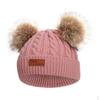Hat Toddler Kid Headwear Crochet Beanie Ball
