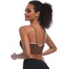 Beautiful Back Top One Cup Seamless Sports Bra Running Fitness Yoga Bra For Women