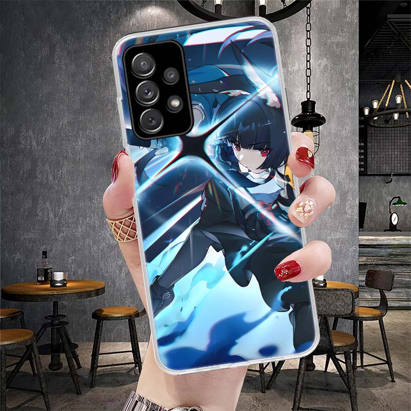 Hoshimi Miyabi Zenless Zone Zero ZZZ Soft Phone Case For Samsung Galaxy A13 A14 A15 A16 A17 A53 A54 A55 A56 A57 A33 A34 A35 A36