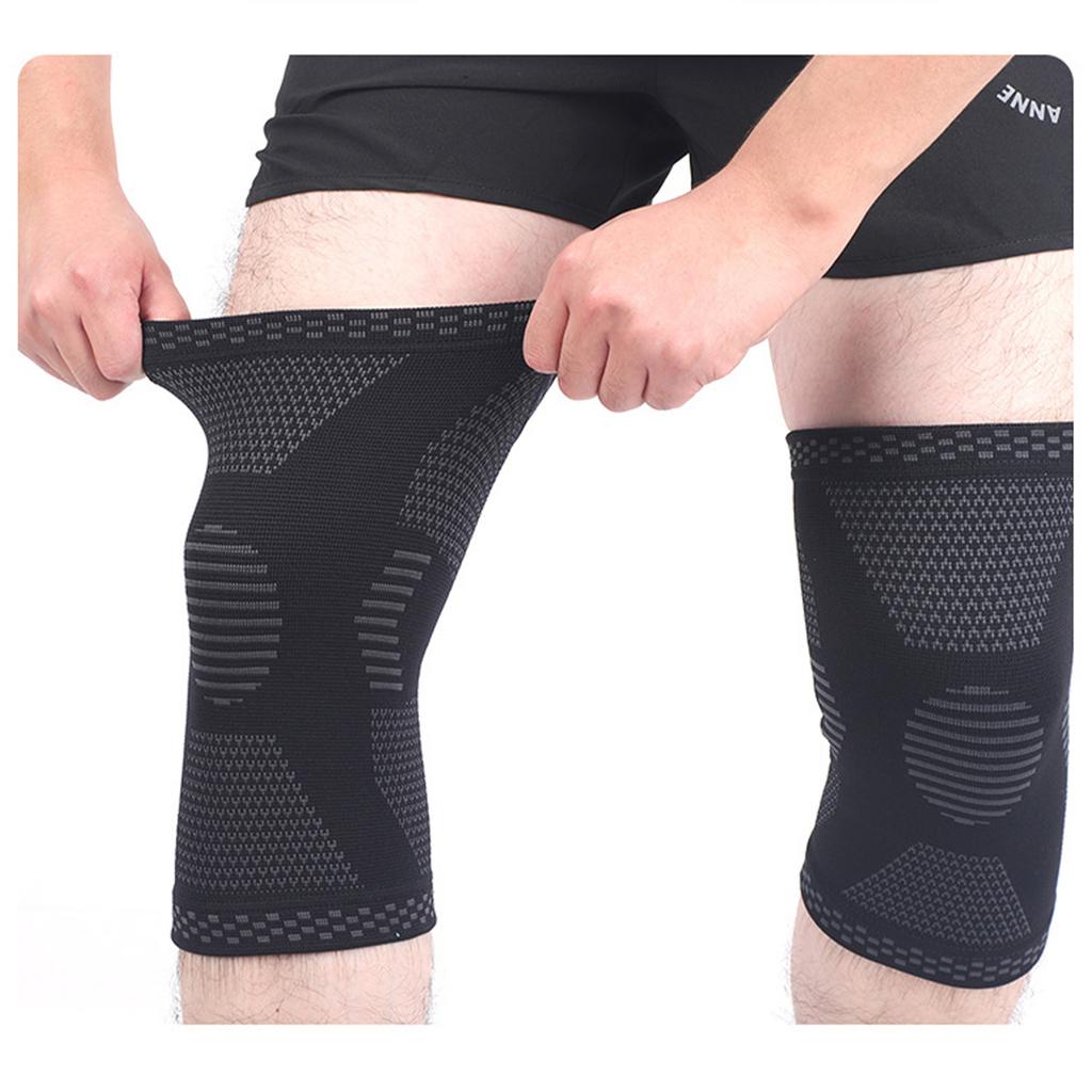 Men & Women Sports Knee Brace! Basketball Knee Support With Silicone Patella Pad - ProtectMeniscus For Running & Training.