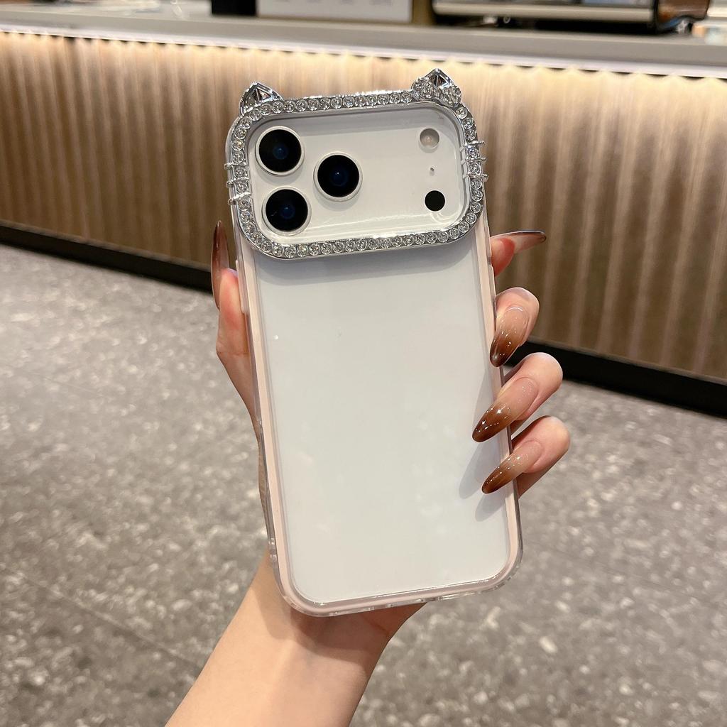 Transparent Jelly Celebrity Cat iPhone 17 Pro Max Case (Compatible with 16PM/13)