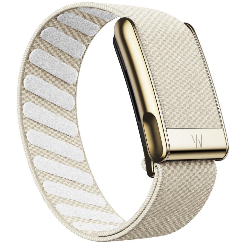 Suitable for Whoop 5.0 Wristband Strap, Nylon Woven Elastic Mg Sports Replacement Wristband with Bright Silver U-shaped Metal