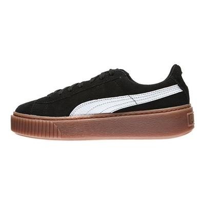 Tênis Infantil Suede Platform Jr Snake - Preto Goma Branco 363906-02