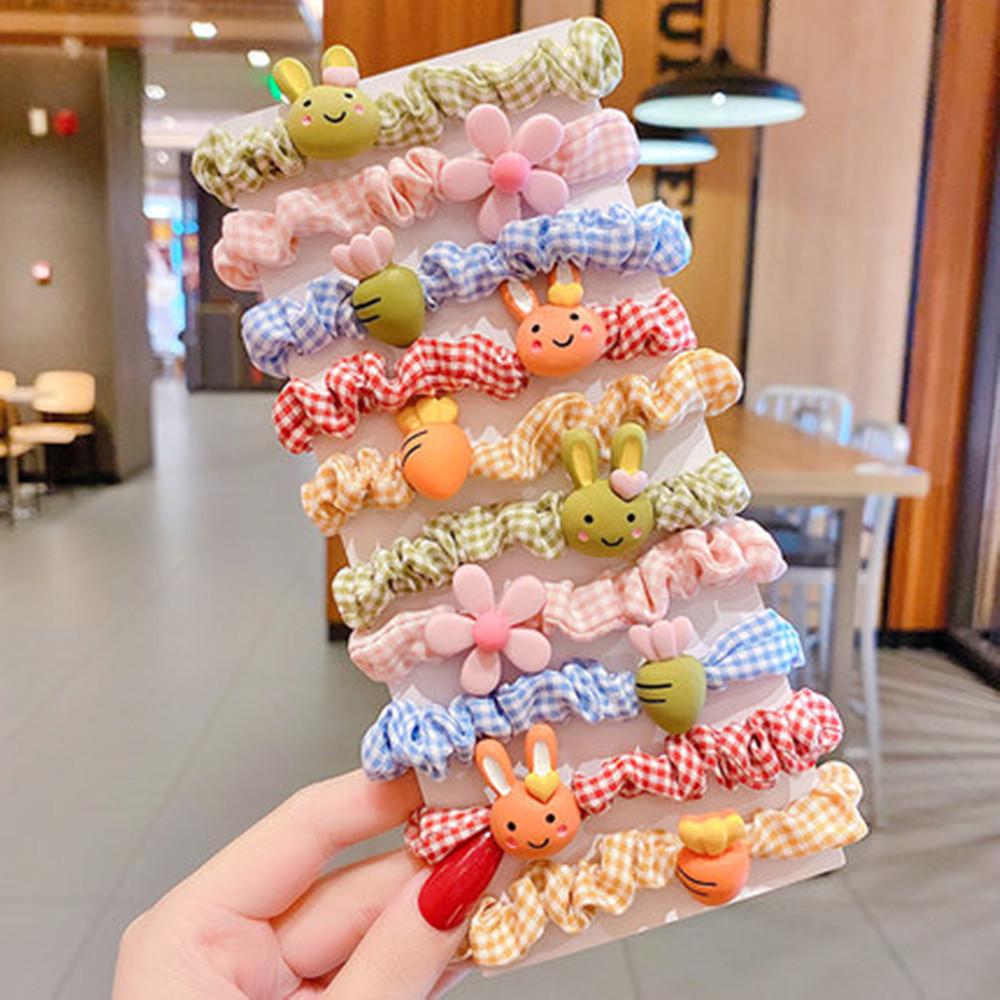 Korean Kids' Hair Ties: Cute, Elastic, Hair-Friendly Scrunchies for Girls and Babies