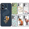 Fox Animal Pattern Case for Xiaomi Redmi 13C 12C 10C 10A 9C Note 12 13 10 8 9 11 Pro 12S 10S 11S Phone Cover