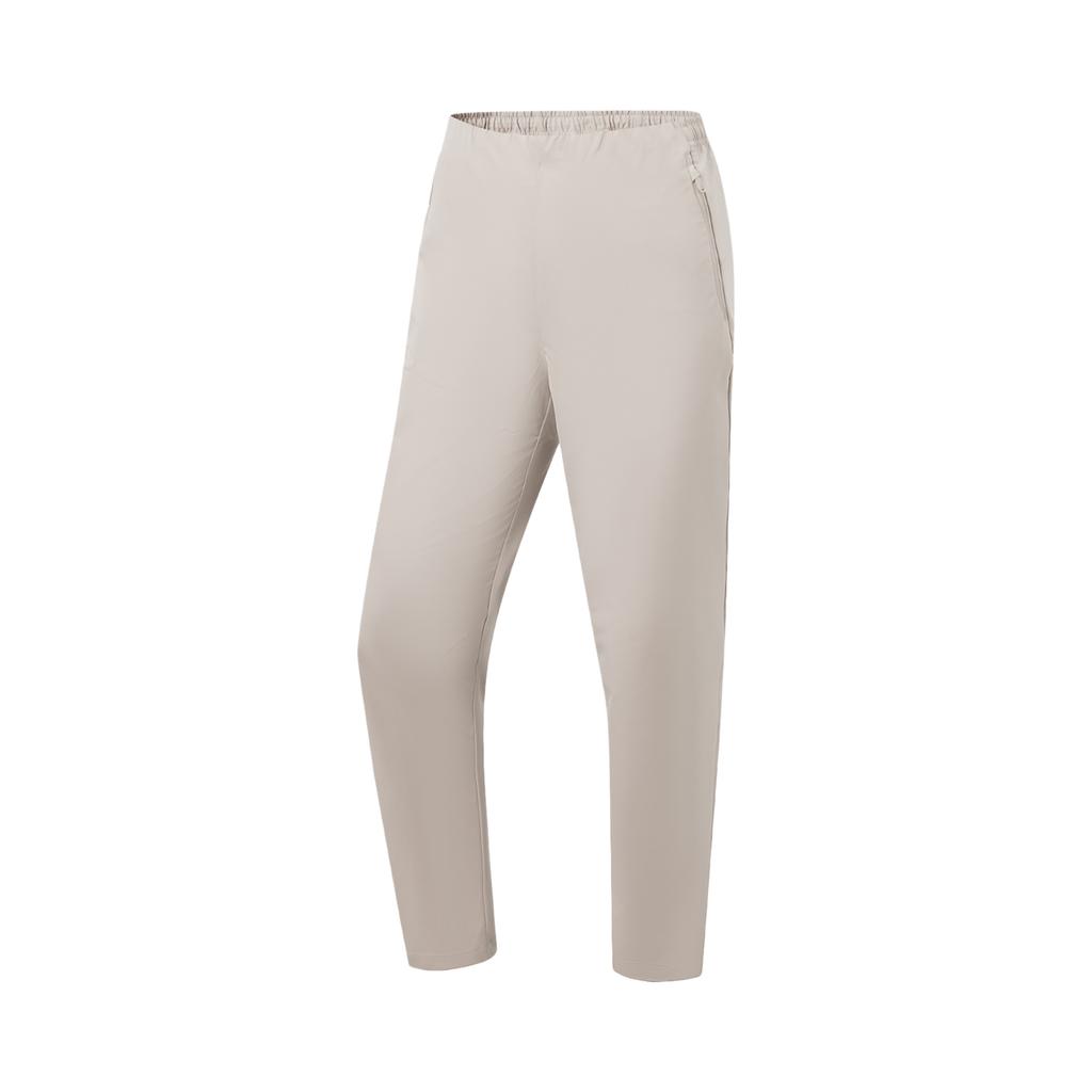 Li Ning Glory Gold Standard Series Solid Color Soft Simple Versatile Sports Long Pants Women bottoms AYKW838-1