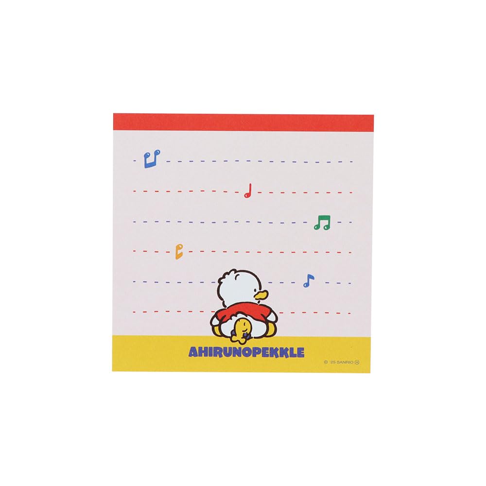 Stationery Pekkle the Duck Sanrio Characters Square Memo Pad S2849690 Sun-Star