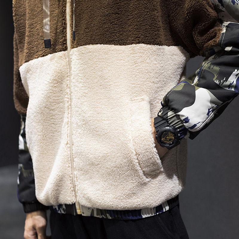 Утолщенная куртка осень-зима новинка модное мужское пальто с капюшоном модный бренд цвет — фото 4