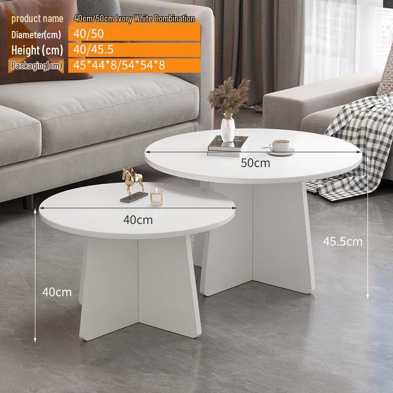 Modern Simple Coffee Table for Small Apartment Living Room or Balcony
