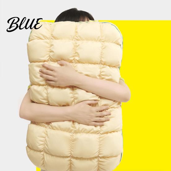 Pillow for Warm Sleepers Pineapple Bun Pillow Fluffy Quilted Bed Cooling Marshmallow-Soft Adults Bedroom Dorm Sleeping Couch Lounging