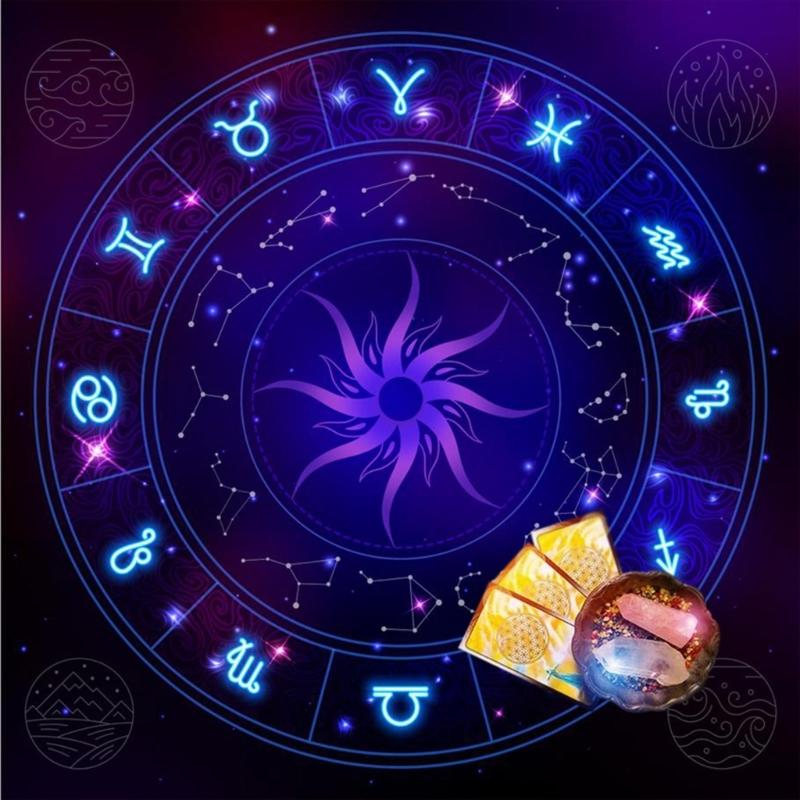 Square Flannelette Tarot Altar Cloth Board Game Pad Astrological Pad Table Cover