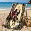 Asciugamano da Spiaggia Avventura in Città, Asciugamano da Spiaggia in Microfibra, Perfetto per Piscina, Spiaggia, Viaggio, Decorazione Casa, Regali per Fan di Feste in Spiaggia