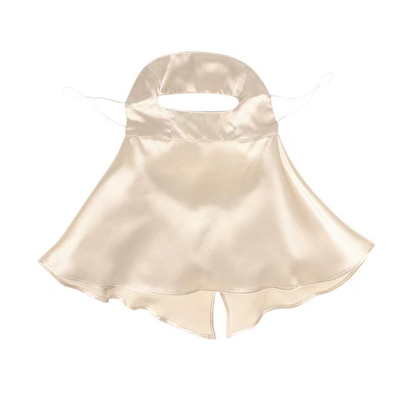 Mulberry Silk UV Protection Face Mask with Adjustable Ear Loops