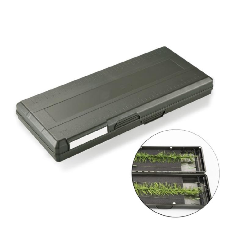 Fishing Tackle Box Secure Magnet Closure Container Box Fishing Rig Line Hook Storage Case Organizers Tray Portable