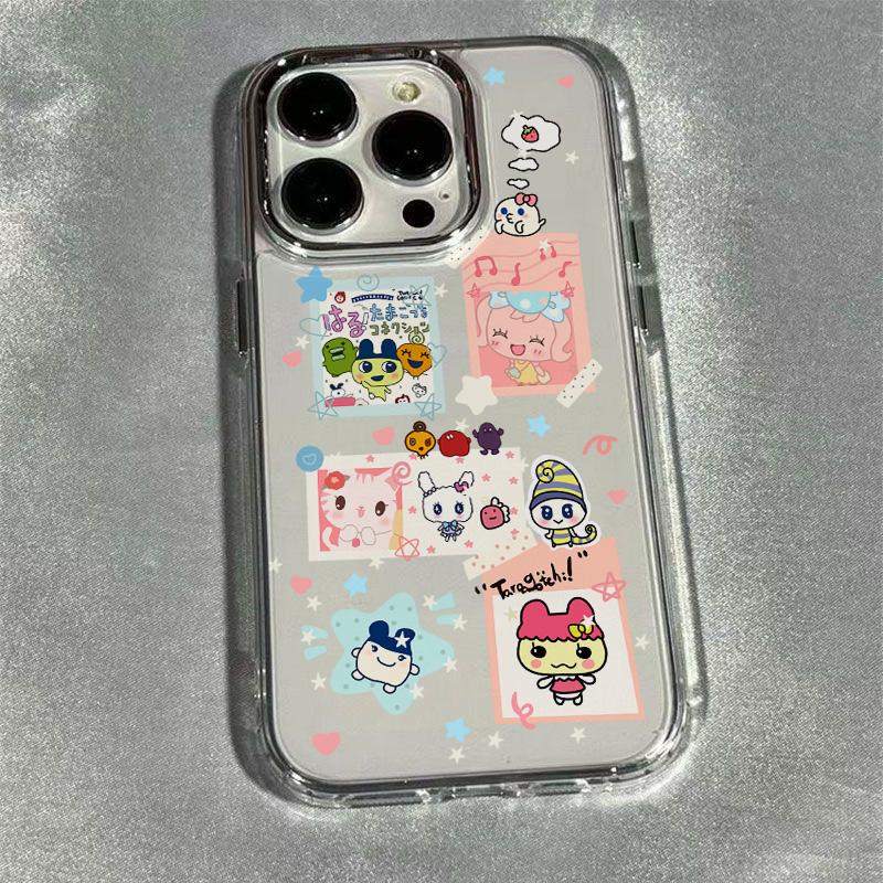 Cute Cartoon Role Tamagotchi Dog Phone Case For Samsung Galaxy A73 A16 A35 A55 A25 A15 A56 A54 A36 A34 A24 A26 4G 5G Soft Cover