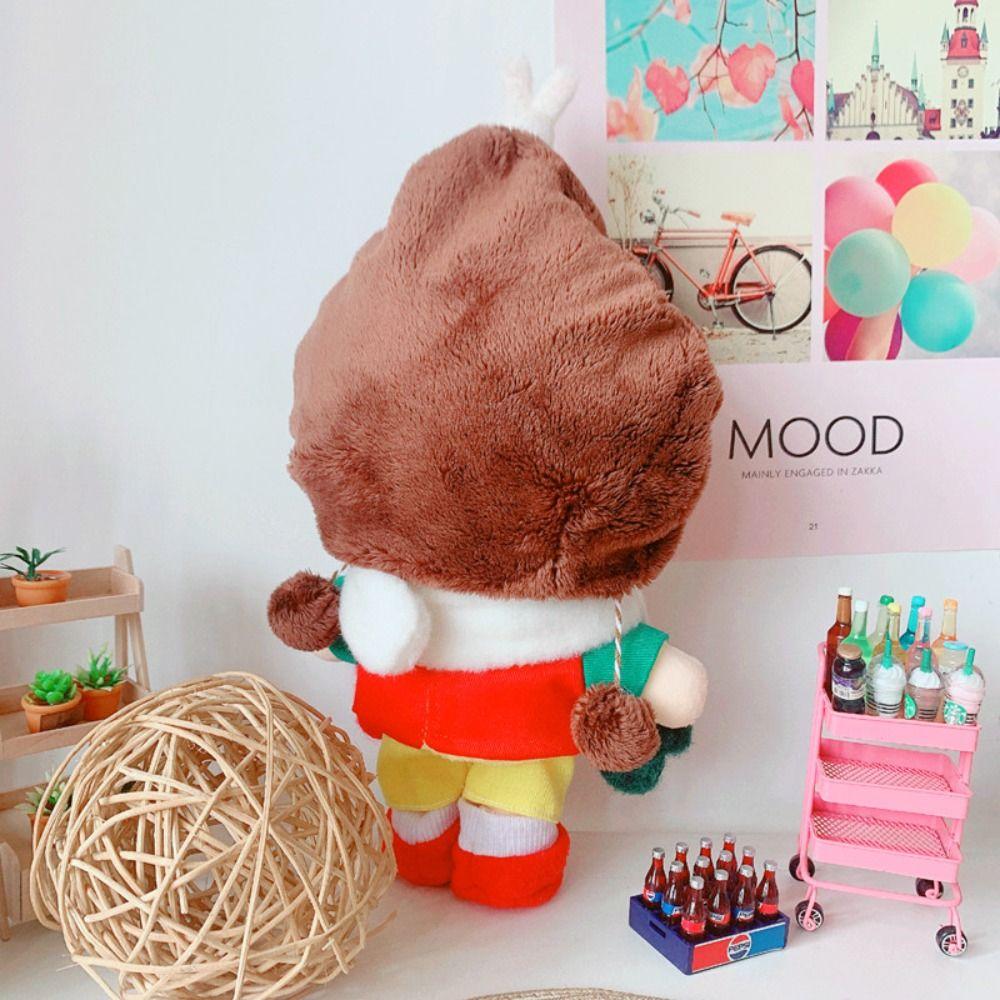 Snowman Cotton Doll Suit Set Lollipop Plush Toy Clothes Cotton Doll Clothes  Doll Accessories