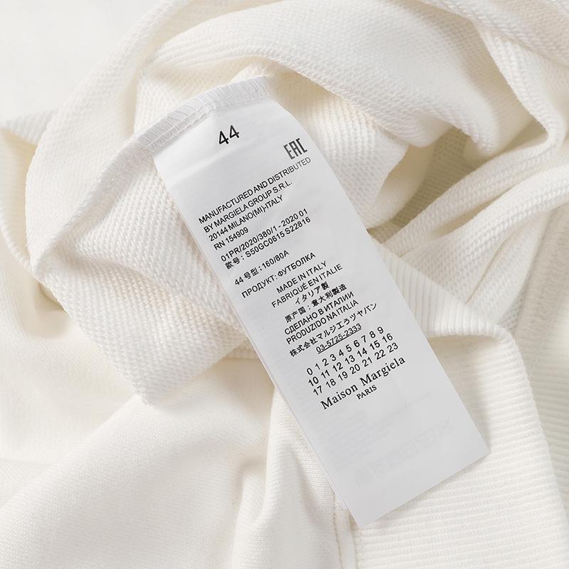 MM6 Maison Margiela European Niche Trendy Logo Loose Cotton Terry Sweatshirt