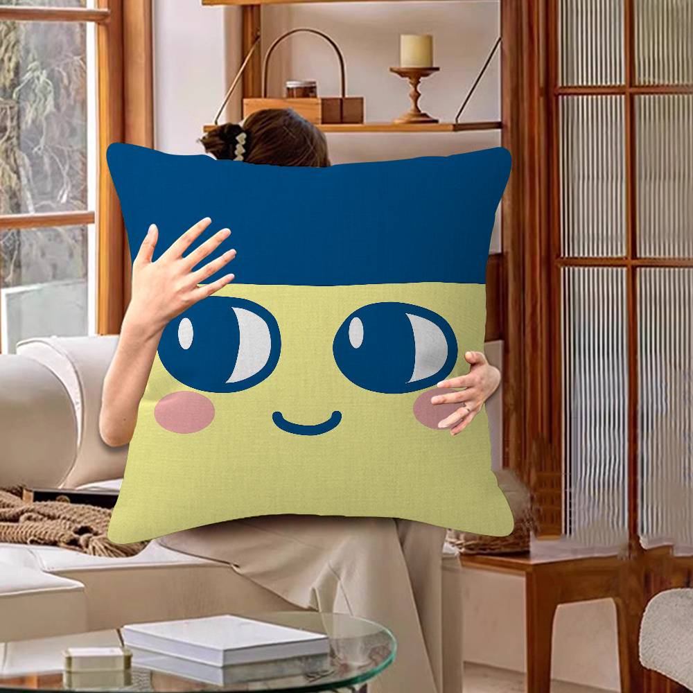 Game Fanart Cute Cartoon TTamagotchi Pillow Cushion Cover Pillowcase Living Room Sofa Home Decor Customized