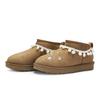 UGG CLASSIC ULTRA MINI 811 Manufacturing, Lunar Wander Thermal Ankle Length Snow Boots Women's Chestnut Brown 1116109-CHE(Team80-)