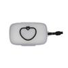 1PC PP Material Portable Heart-Shaped Wet Wipe And Mask Storage Box with Snap Closure for Kids Travel Tissue Holder