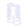 3Pcs Rose Flower Cutter Maker DIY Fondant Cake Decorating Mold Baking Accessories