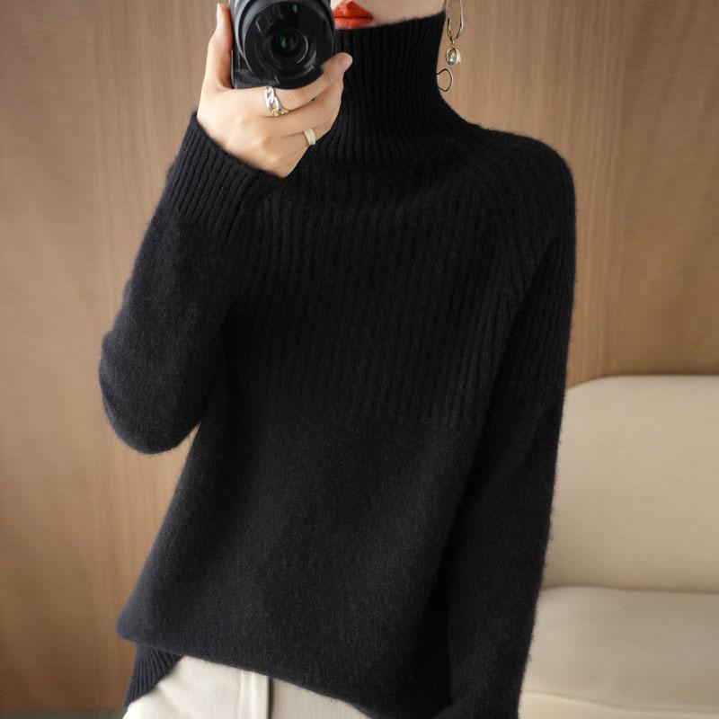 Women's Sweater Turtleneck Trending Sweater Fashion Autumn Winter Pullover Women's Knitwear