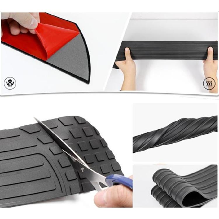 Automotive Rubber Trunk Liner Edge Trim Anti Impact Protection Strips for Car Trucks Universal Tailgates