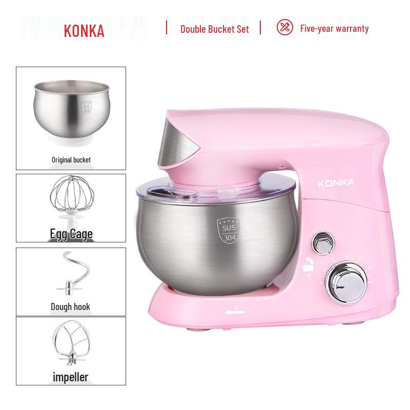 Zuan Chu Multi-Functional Kitchen Machine: Automatic Dough Mixer, Cream Whipper & Tabletop Egg Beater.