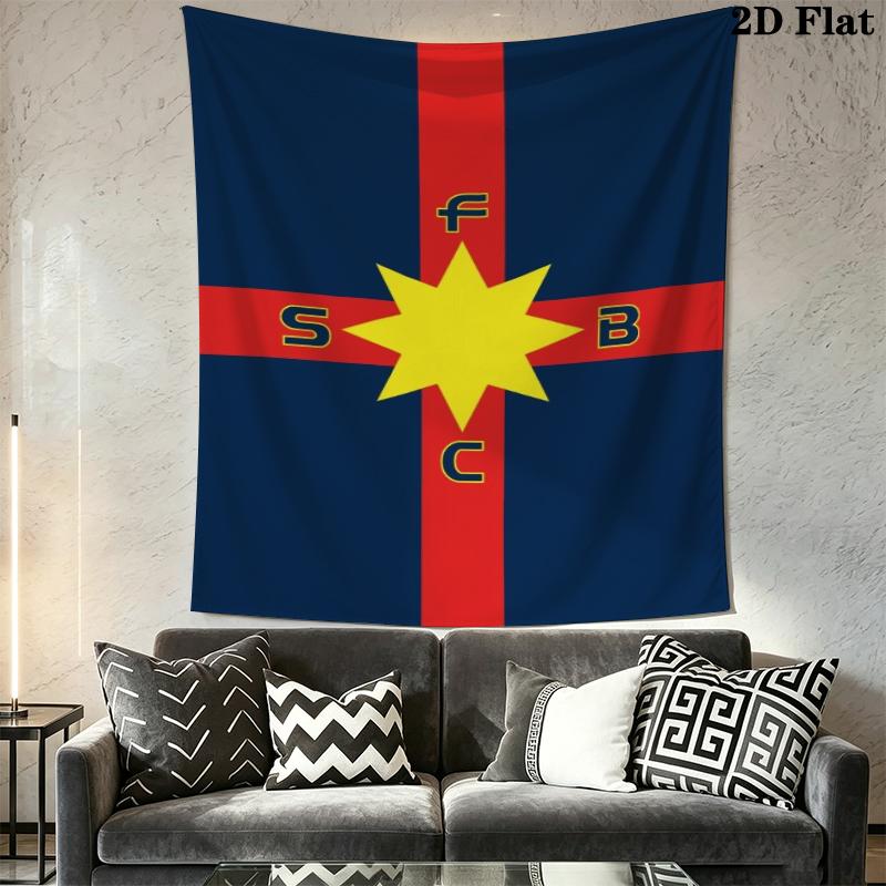 fcsb steaua Wall Tapestry Aesthetic Wall Hanging Printed Fabric Blanket Decorative Tapestries for Bedroom Living Room Home Decor