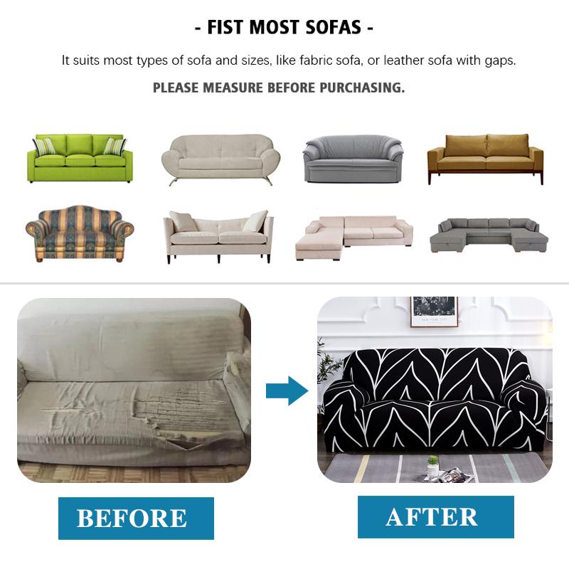 Elastische Sofa-Schonbezüge, moderner Sofabezug für Wohnzimmer, Ecksofa, L-förmiger Stuhlschutz, Couchbezug für 1/2/3/4-Sitzer