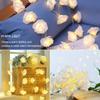Serial String Lights - 14 LED White Rose, 10 Feet Fairy Lights for Home Decor,Mandir,Deepawali & Diwali Decoration, Christmas