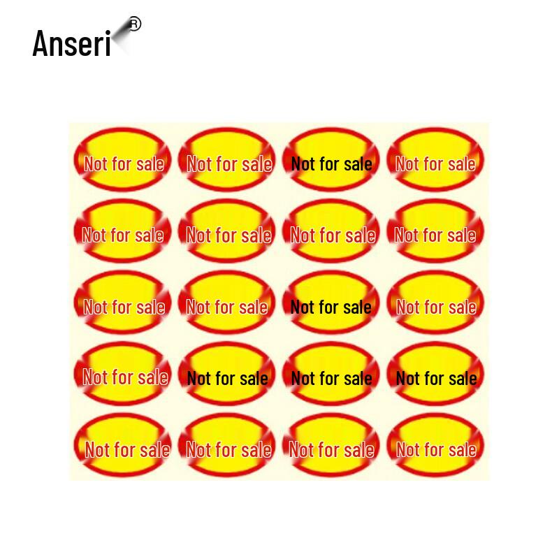 Ansai Rui Not For Sale Label Stickers